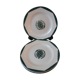 Set of 6 flat green plates Aubagne