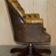 Vintage Leather Chesterfield Director's Armchair