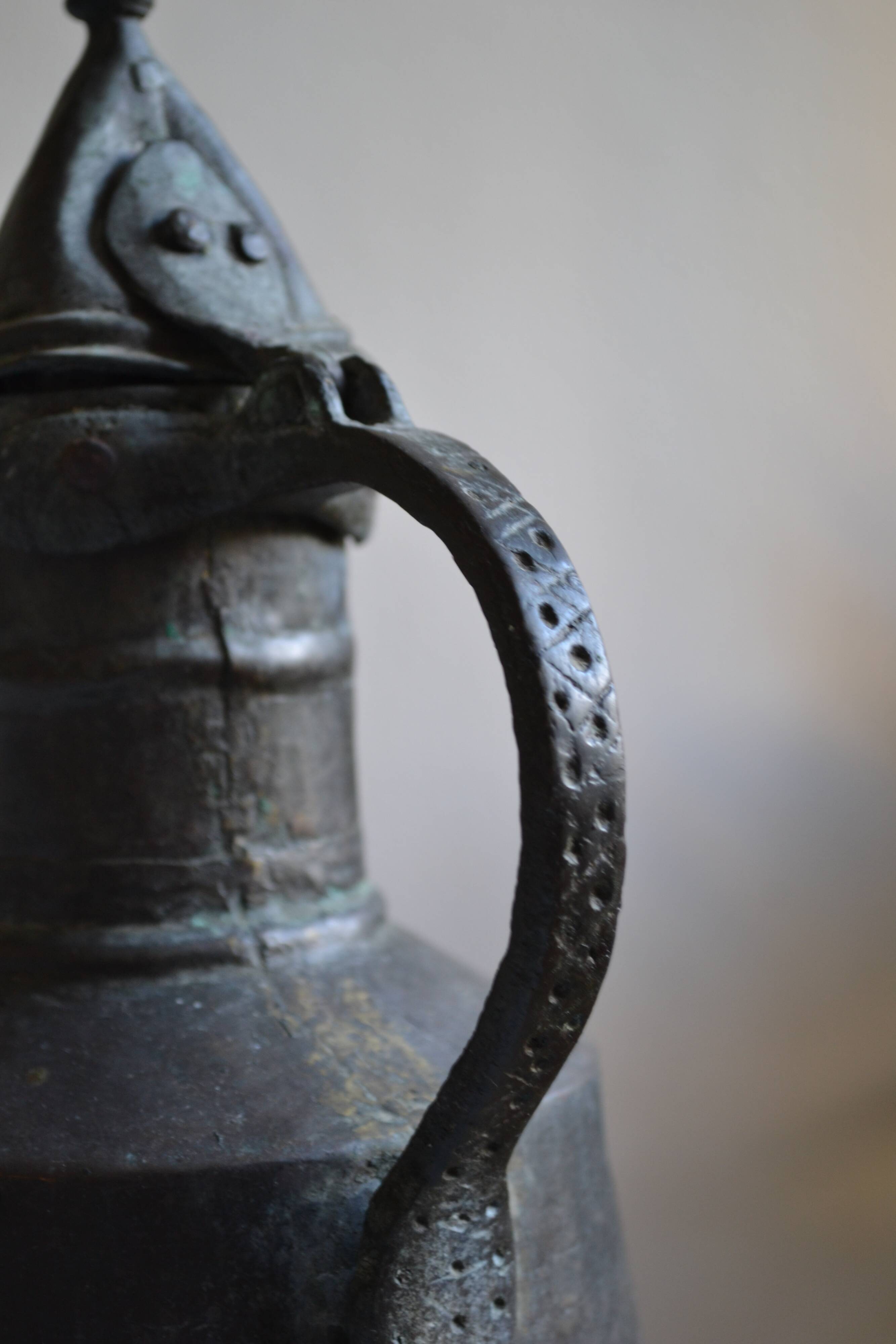 Ottoman copper jug Islamic Art 19th century
