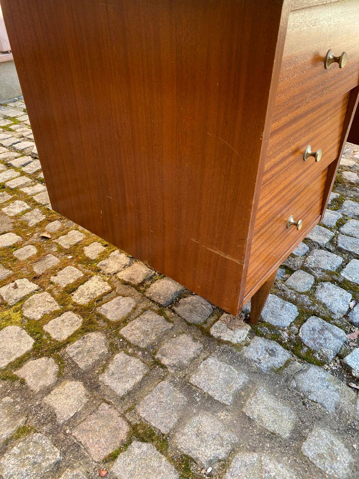 Scandinavian wooden desk from the 50s/60s, 140cm