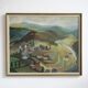 Landscape painting valley
