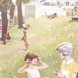 School poster "harvesting"