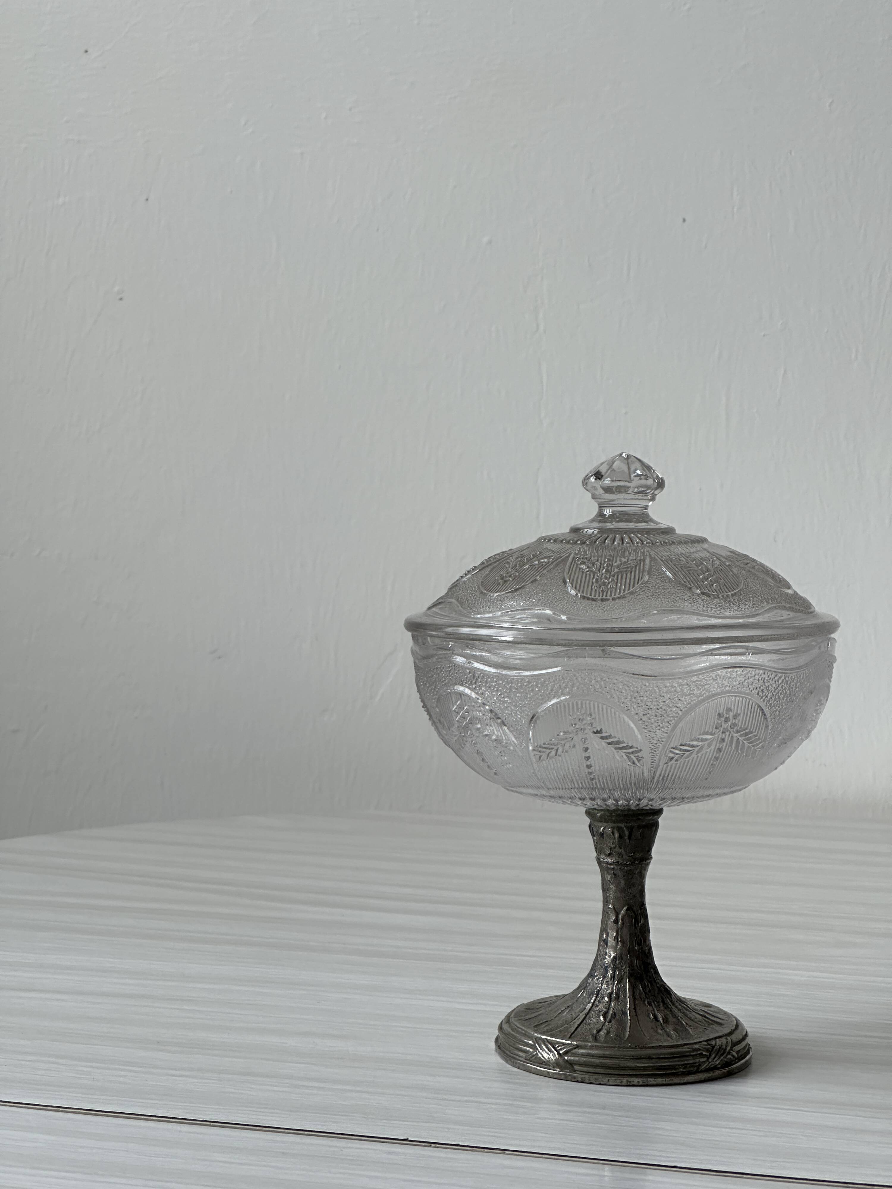 Sugar bowl - candy bowl on foot