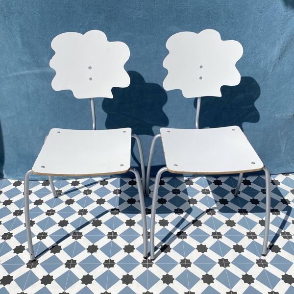 Set of Heart, Cloud, Smiley and Flower chairs by Agatha Ruiz de la Prada