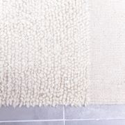 2x8 White Handmade Wool Vintage Runner Rug, 67x246Cm