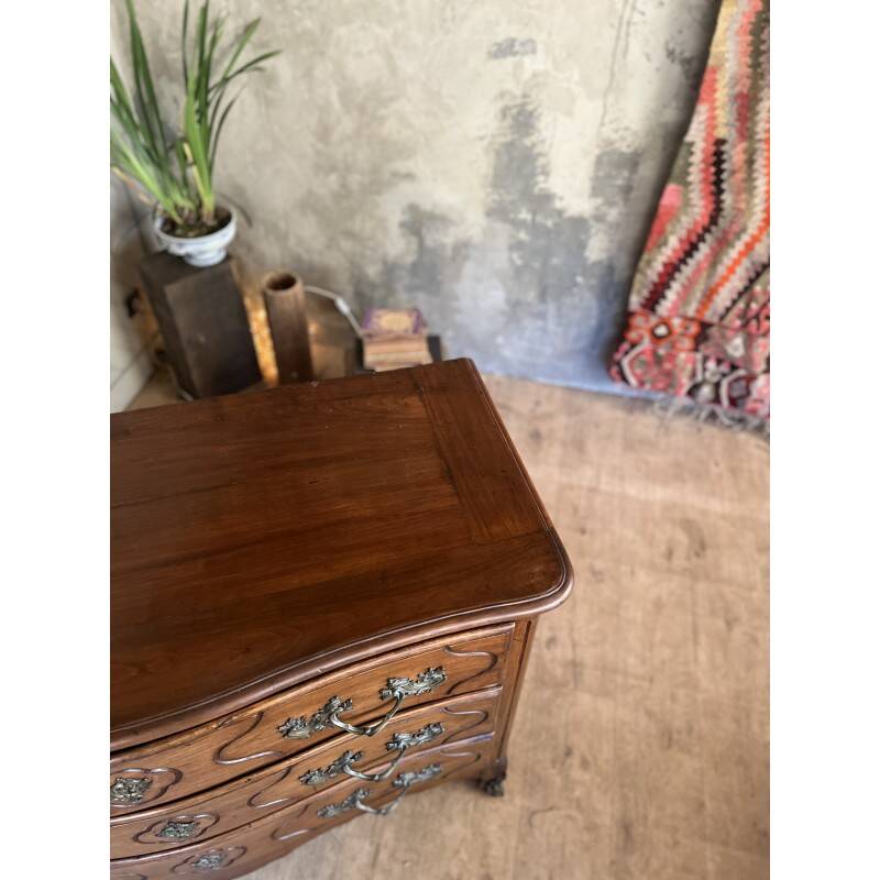 Curved commode in Louis XV style