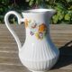 Porcelain milk jug fd Chauvigny vintage decoration flowers of thoughts