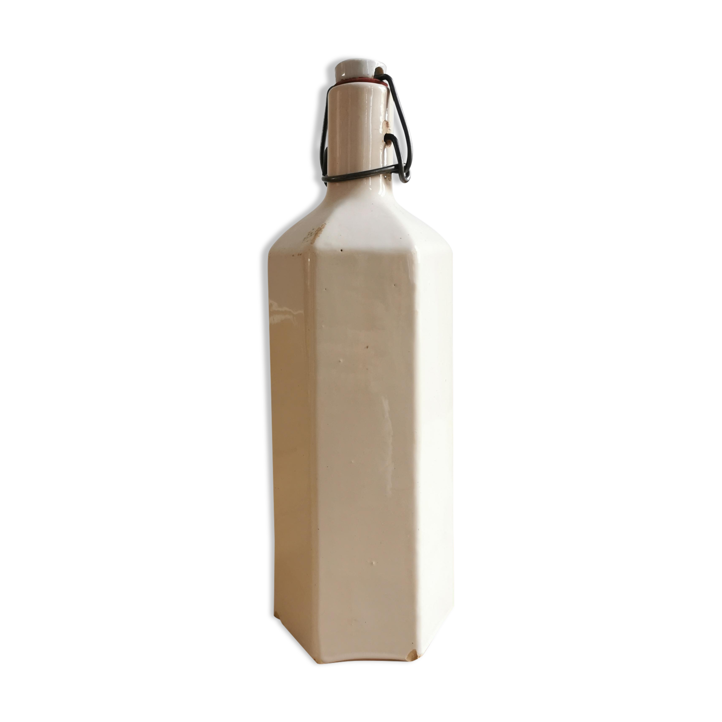 Hexagonal sandstone bottle