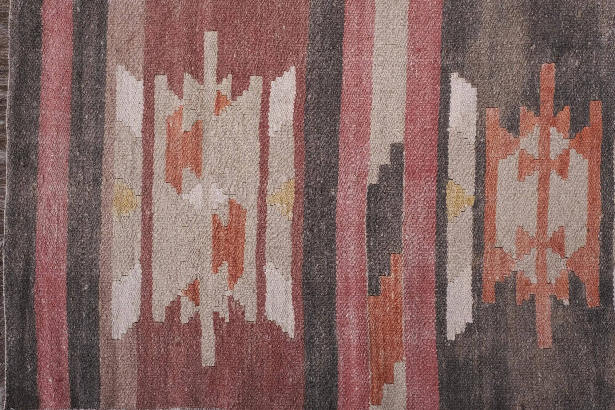 Vintage Turkish hallway rug 71x670 cm