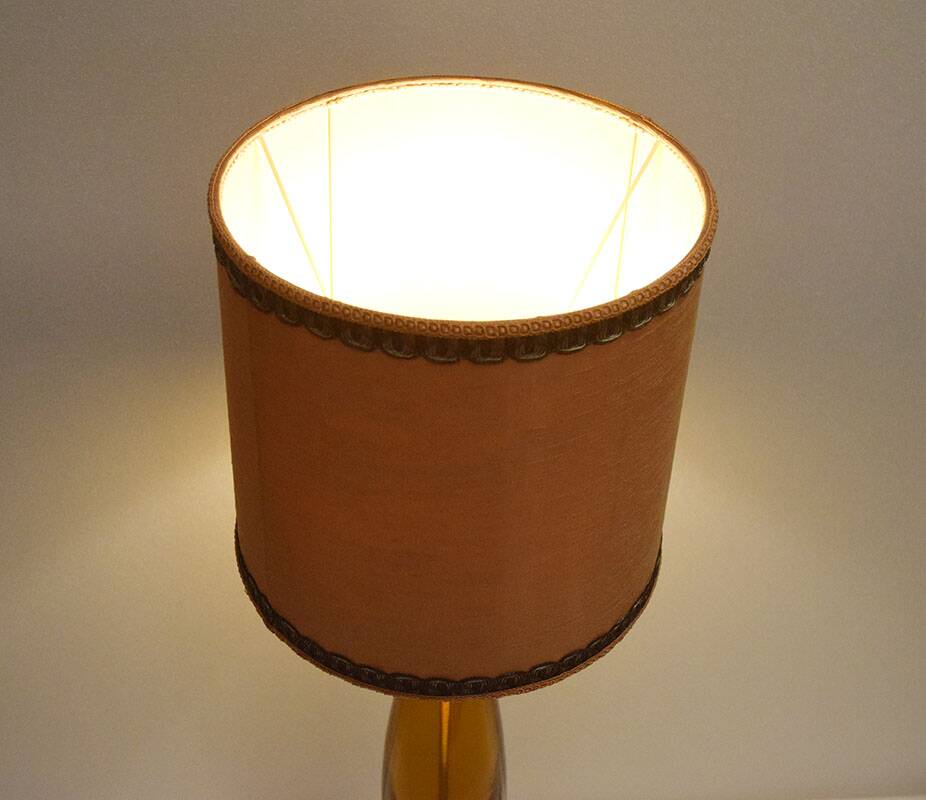 Seguso Flavio Poli large submerged glass lamp from Murano 1950s