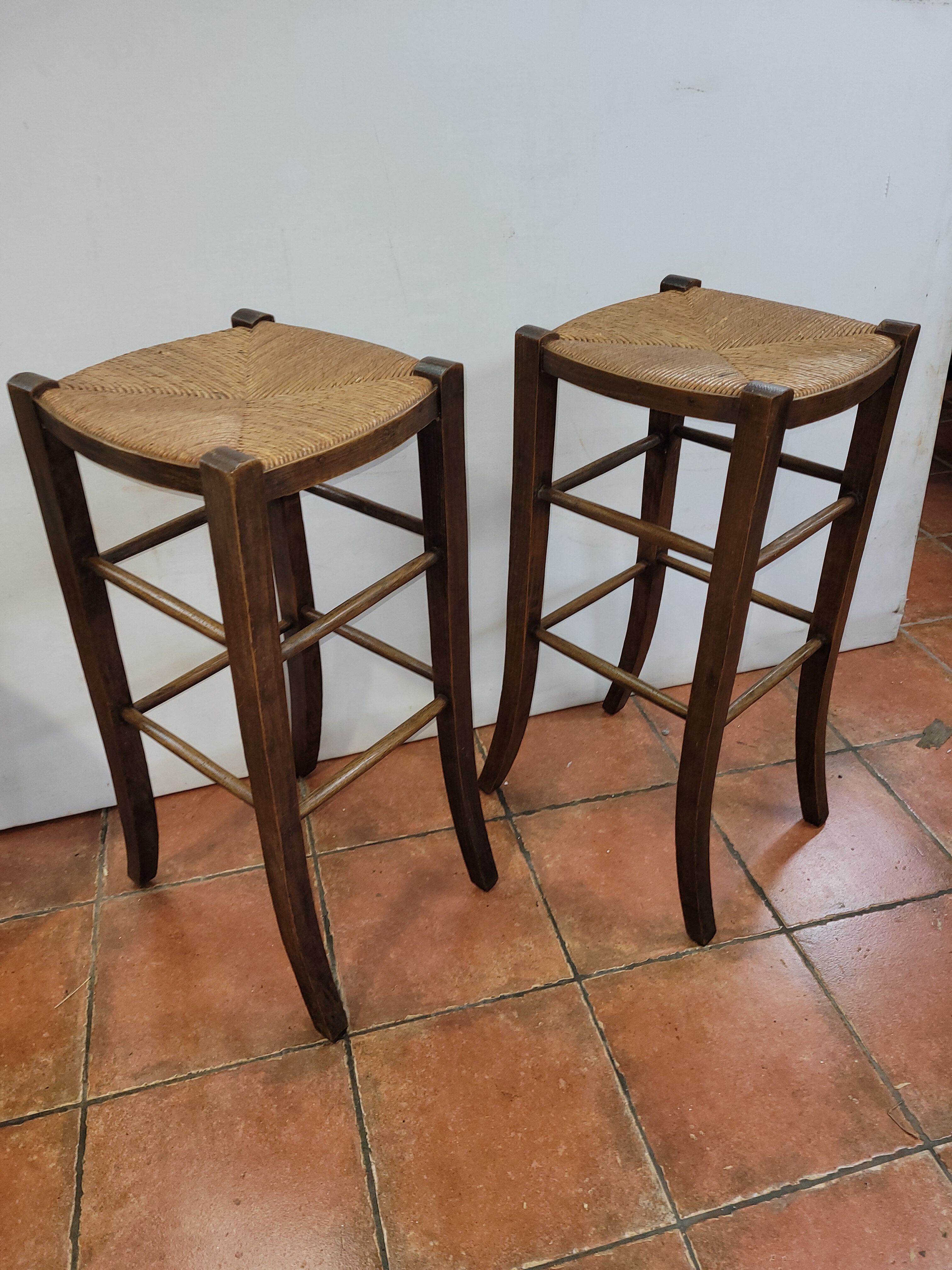 Pair of antique stools