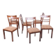 Art Deco Chairs in Walnut, Czech, 1920s, Set of 6
