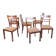 Art Deco Chairs in Walnut, Czech, 1920s, Set of 6