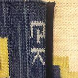 Swedish wool rug from the 50s and 60s