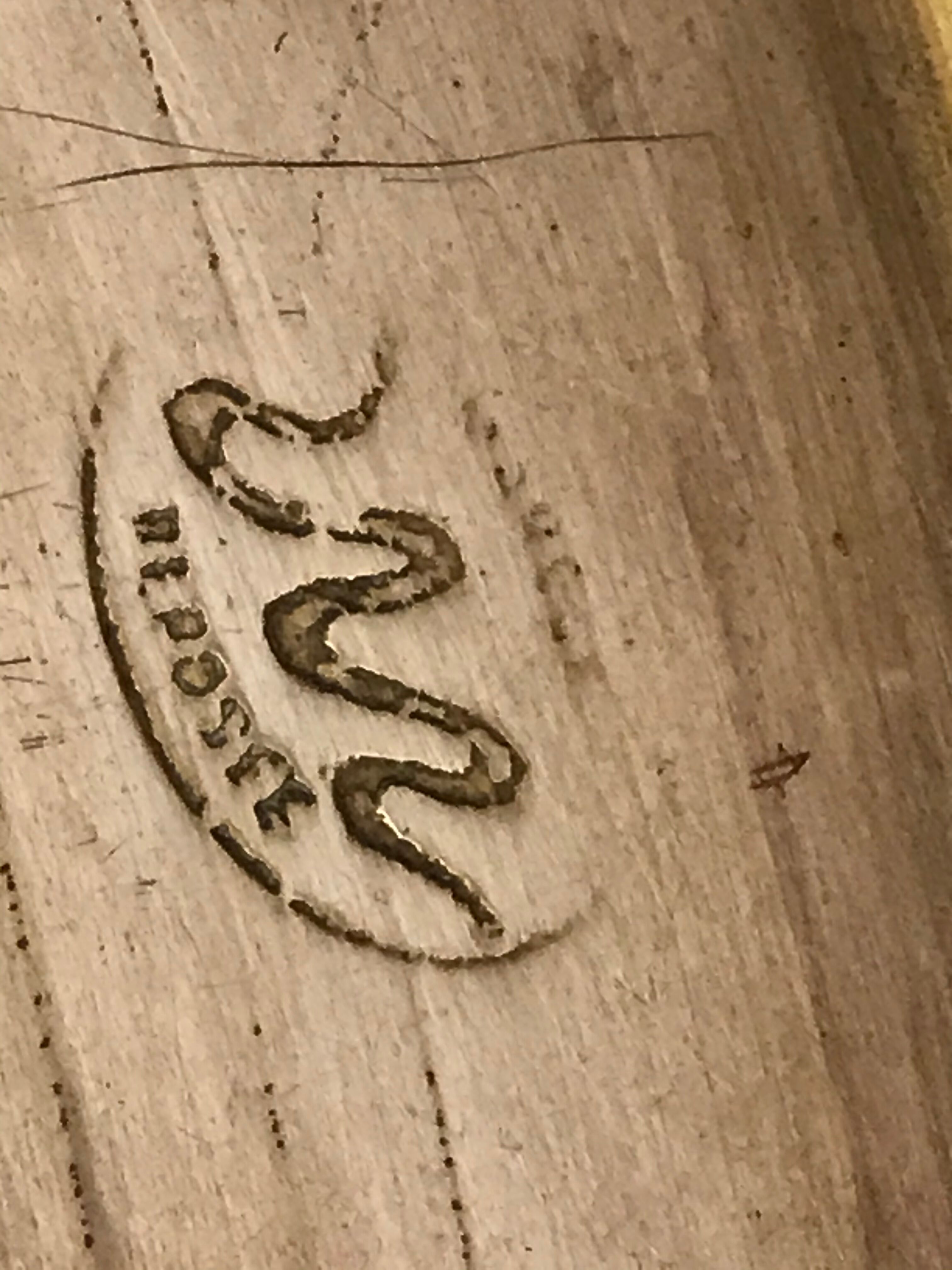 Brass tray in early 20th century