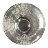 Acid etched crystal vase