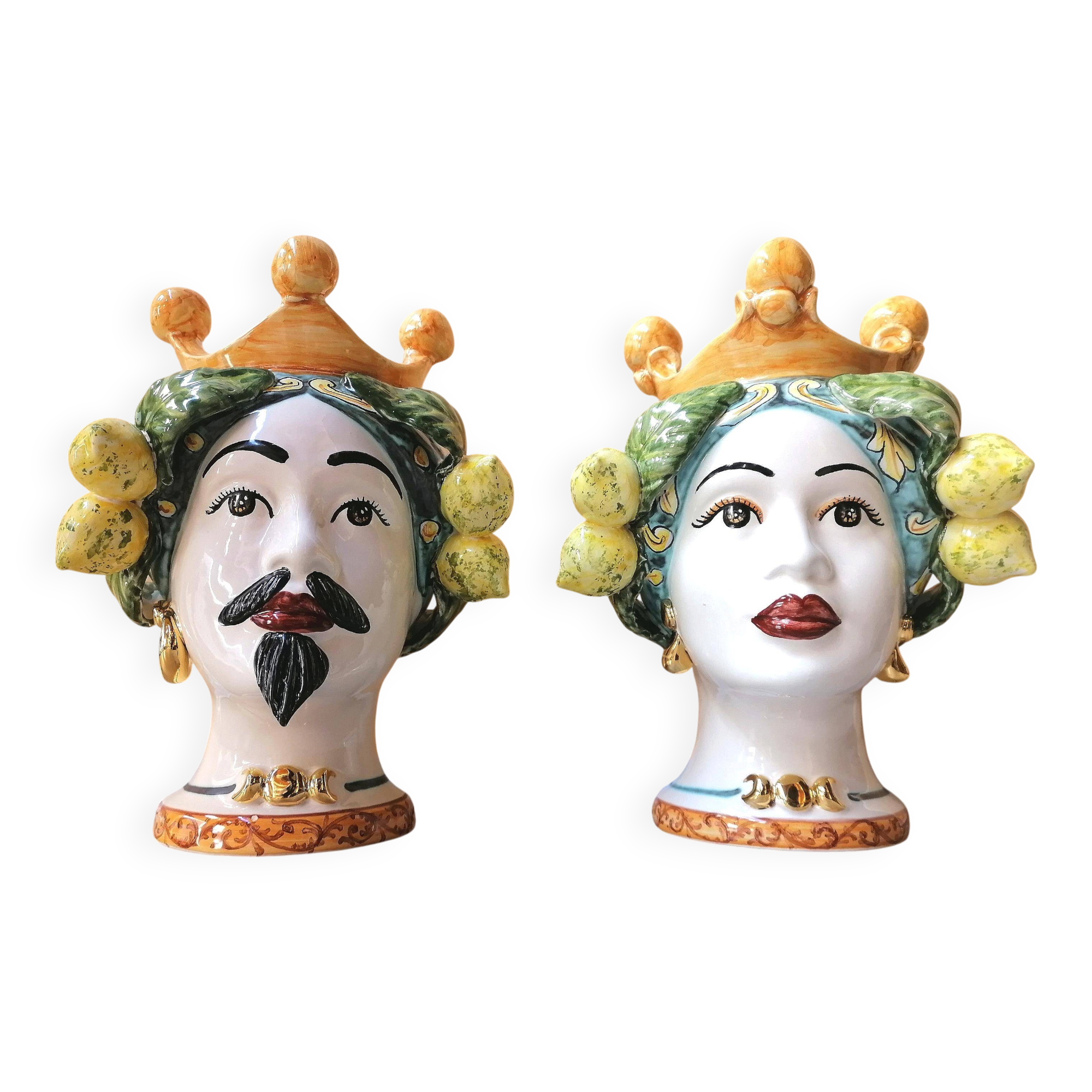 Test of Sicilian Moor in ceramic