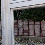 Wooden canopy 3 windows with bellows and abbatant