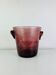 XL champagne bucket, bubble glass from Biot, purple
