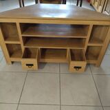 Solid wood TV cabinet, corner