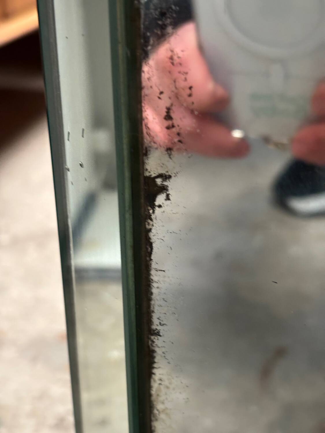 Art deco mirrored chest of drawers