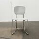 Stackable folding chair in space age style from the mid-century by Armin Wirth for Aluflex, 1960s, set of 3.