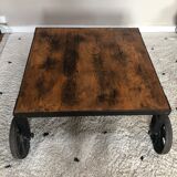 Industrial coffee table