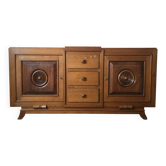 Exceptional 1940s Art Deco Sideboard – Beautifully Carved Wood