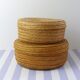 Set of 2 raffia baskets