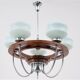 Art Deco chandelier, 1950s, Poland