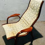 Poltrona di Yngve Ekstrom Lamino per Svedese, anni '60