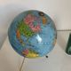 Vintage 1960 terrestrial globe Taride golden metal tripod - 28 cm