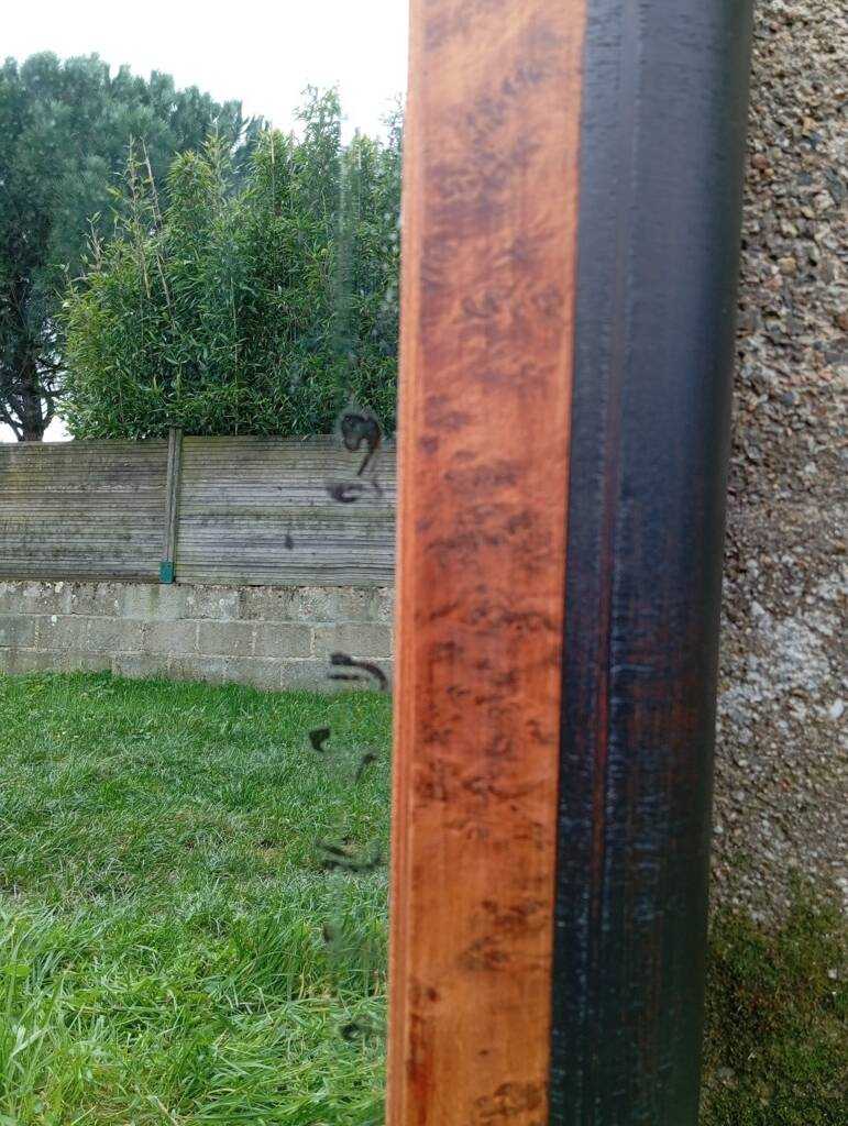 Large beveled mirror from the early 20th century