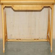 Art Nouveau desk attributed to Carlo Zen 1902 in mottled maple.