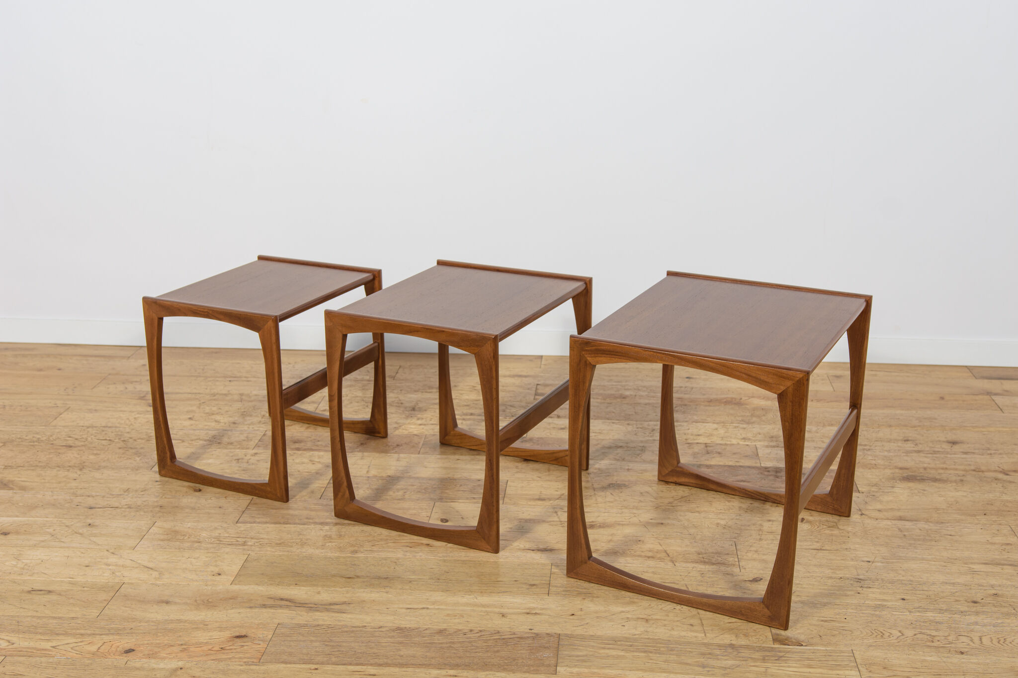 Mid-Century Modern Teak Nesting Tables Designed by R. Bennett for G-Plan, United Kingdom, 1960s