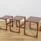 Mid-Century Modern Teak Nesting Tables Designed by R. Bennett for G-Plan, United Kingdom, 1960s