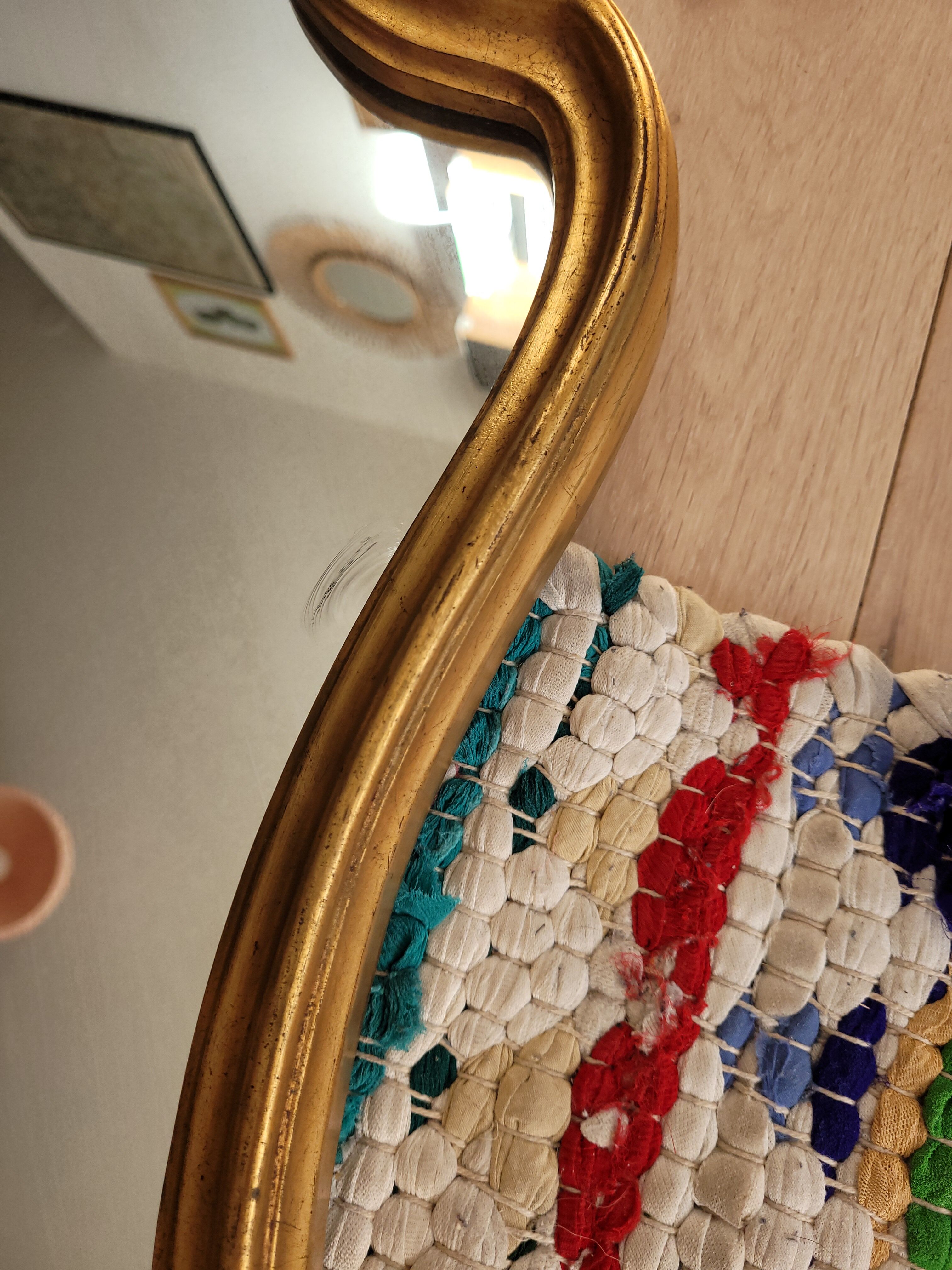 Wooden mirror shell 48x68cm