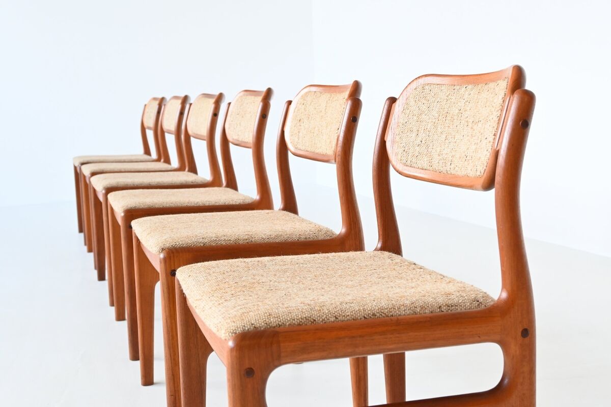 Set de 6 chaises Johannes Andersen Danemark 1960