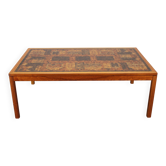 Table basse danoise en mosaïque de bout des années 1980 par Middelboe & Linduma pour Tranekaer