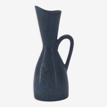 Vase en grès bleu Carl Harry Stalhane 1960 - Rörstrand