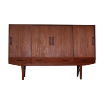 vintage teak danish highboard