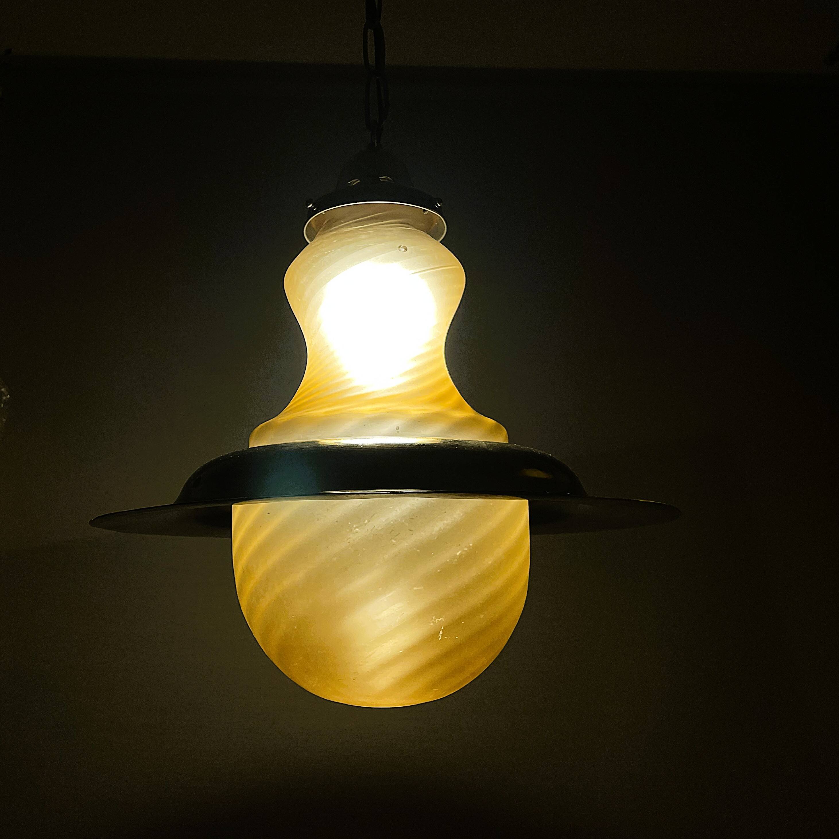 Large Space Age modern chandelier