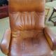 Lounge chair edited by Ring mobelfabrikk Scandinavian leather