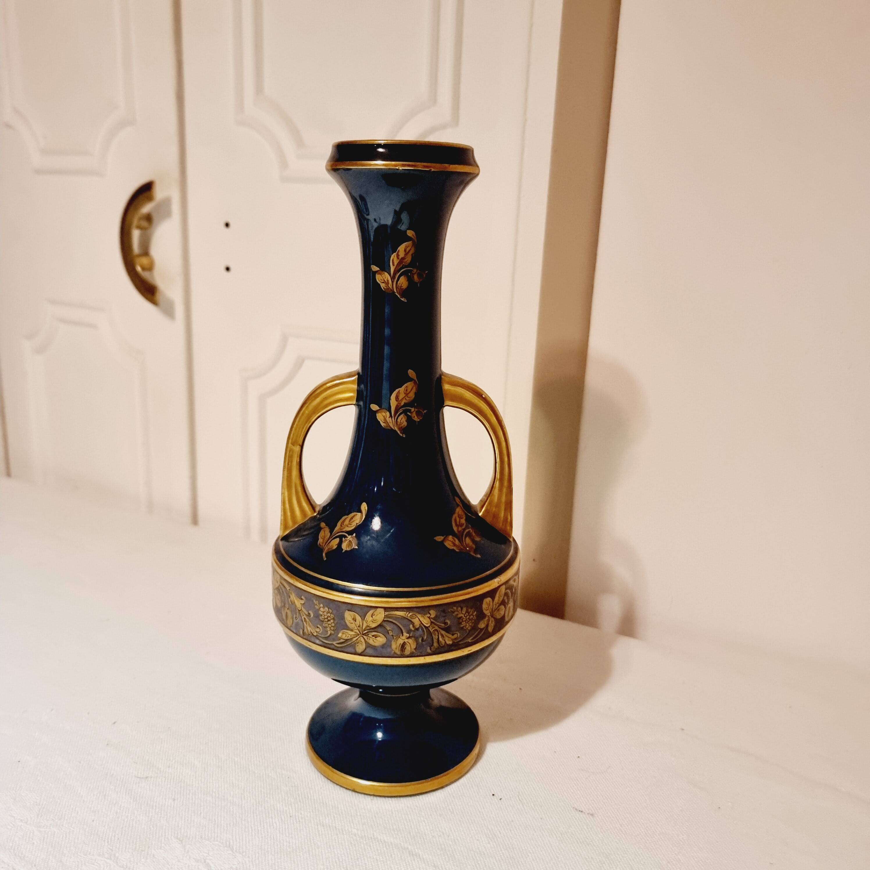 French Empire style vase from the 1920s by Jaget & Pinon