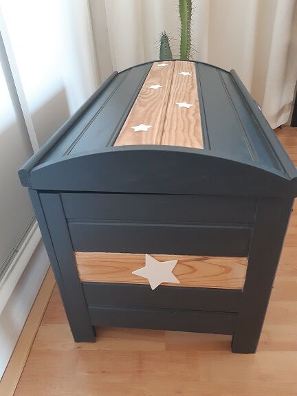 Wooden storage box