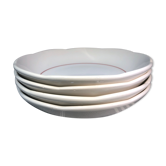Hollow plates and vintage dessert Cream Raspberry Line