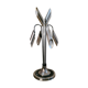 Space Age Chrome lamp and aluminum  Italy, 1970s 80x30