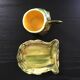 Snail cup in slipware