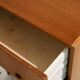 MK10127 Teak dresser with six drawers