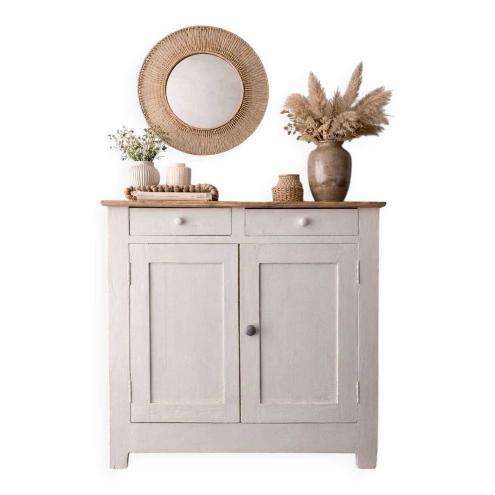 Parisian buffet in fir – chic country/bohemian style